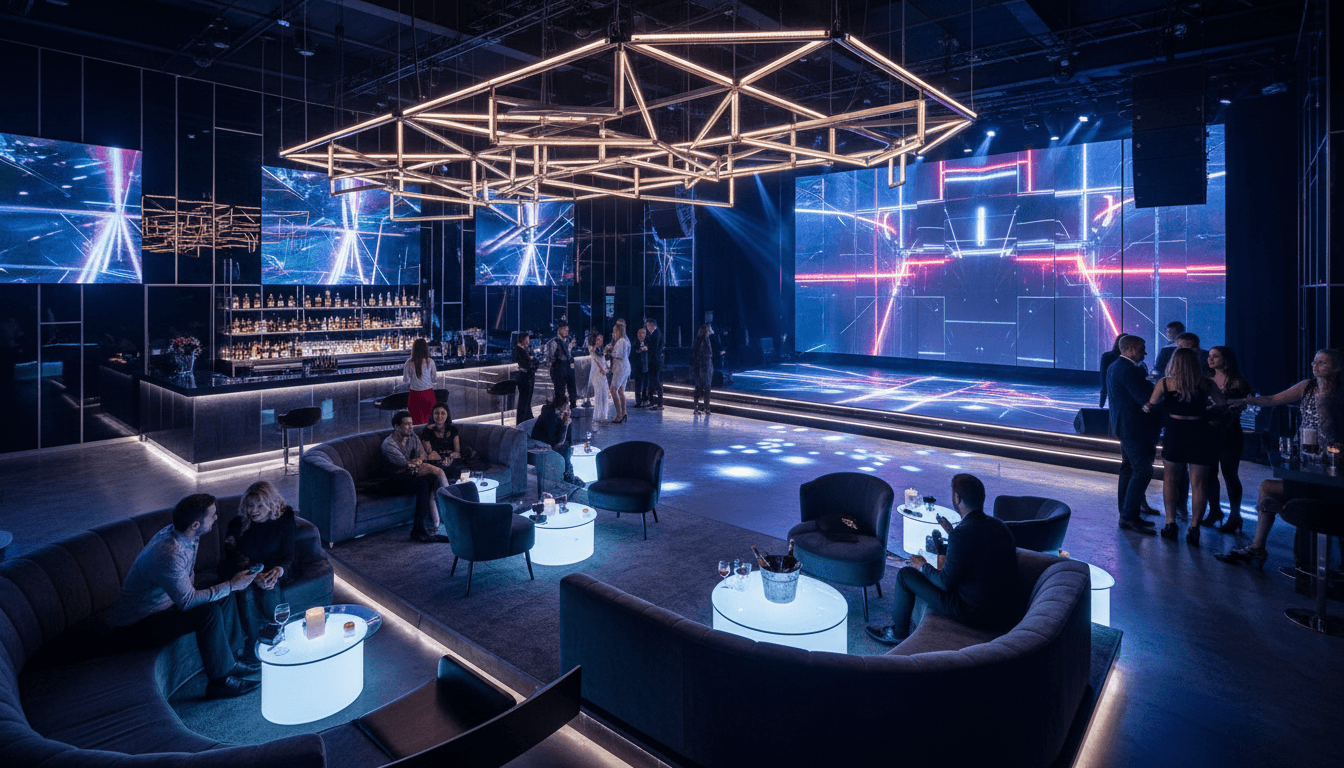 Mooem Club modern interior with contemporary decor