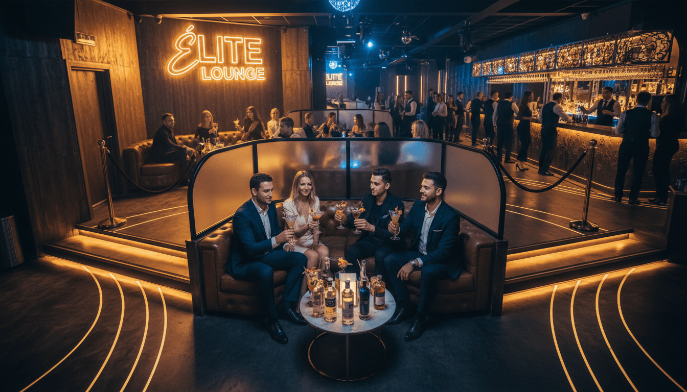 Exclusive VIP strip club with premium ambiance and reserved seating