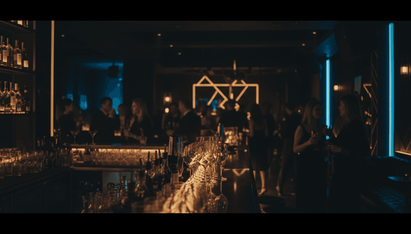 Exclusive Barcelona nightclub with premium atmosphere and elegant lighting